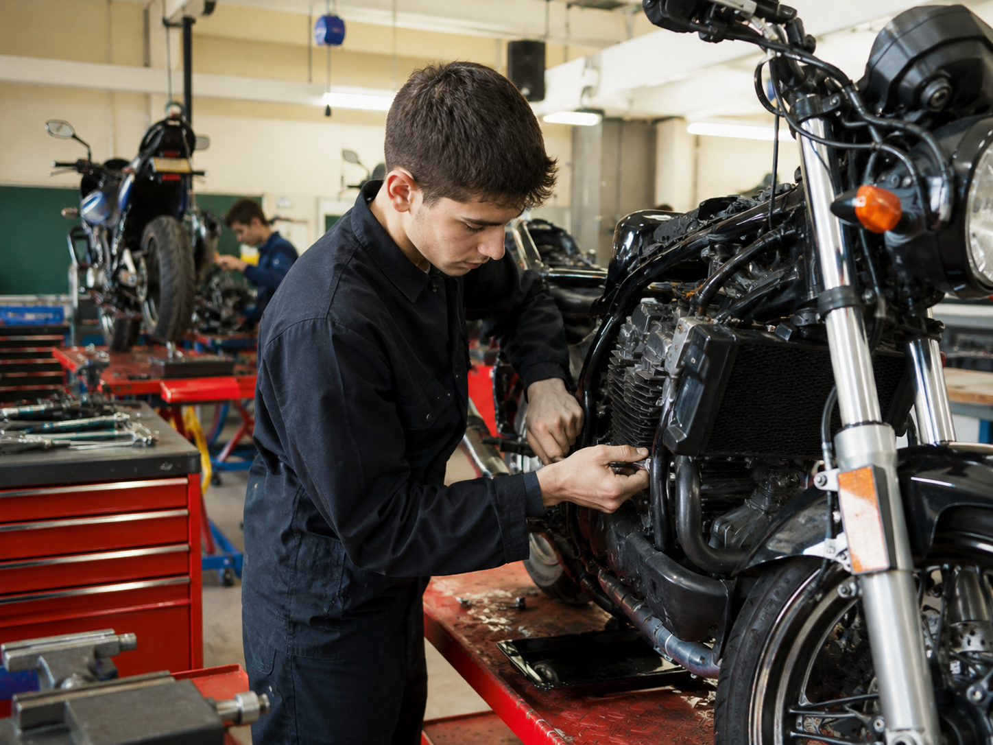 Maintenance motocycles